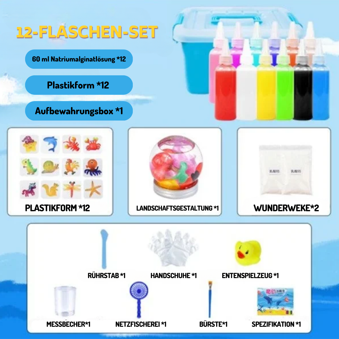 3D-vormen Avontuur - 3D Waterspeelgoed voor Kinderen (Compleet Set)