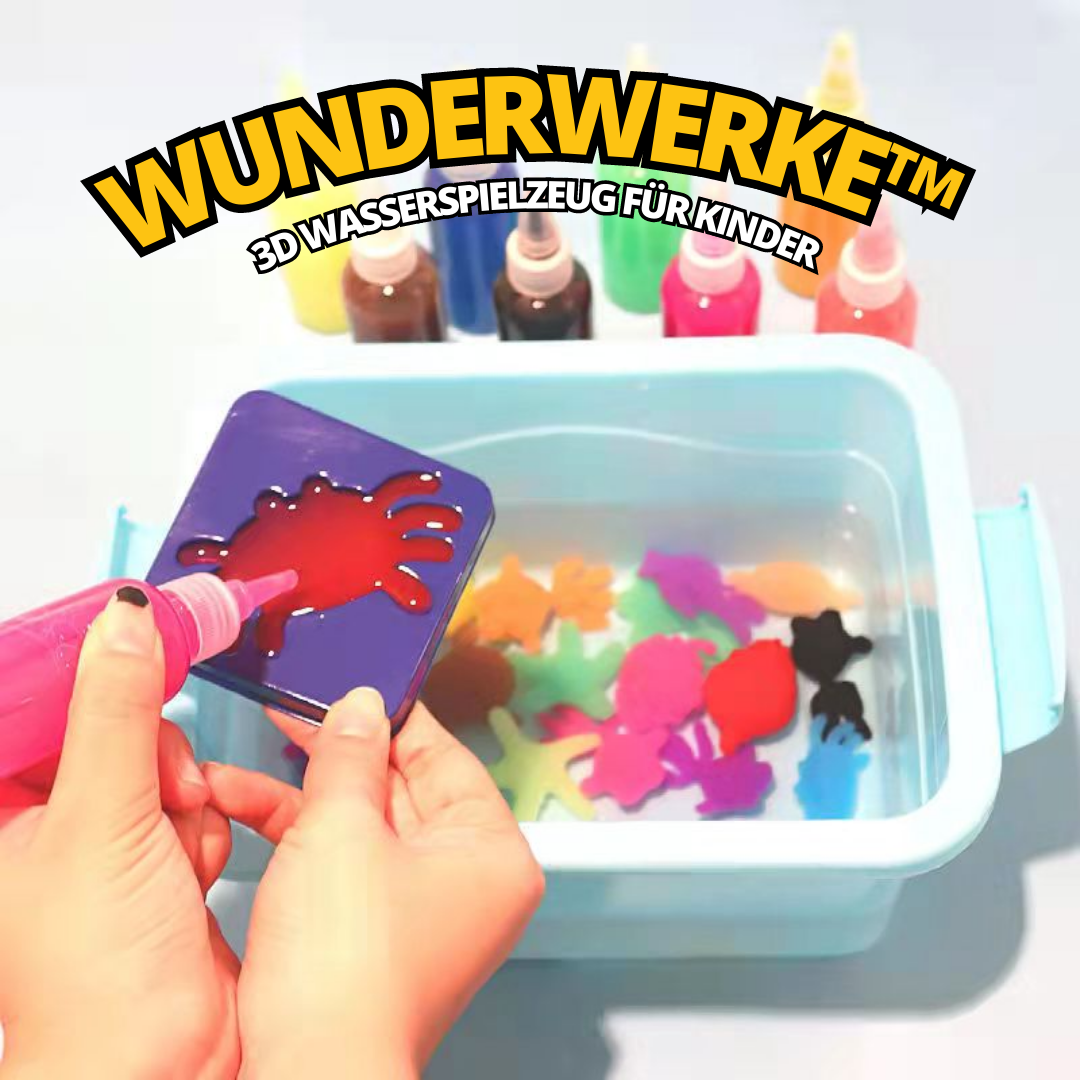 3D-vormen Avontuur™ - 3D Waterspeelgoed voor Kinderen (Compleet Set) 