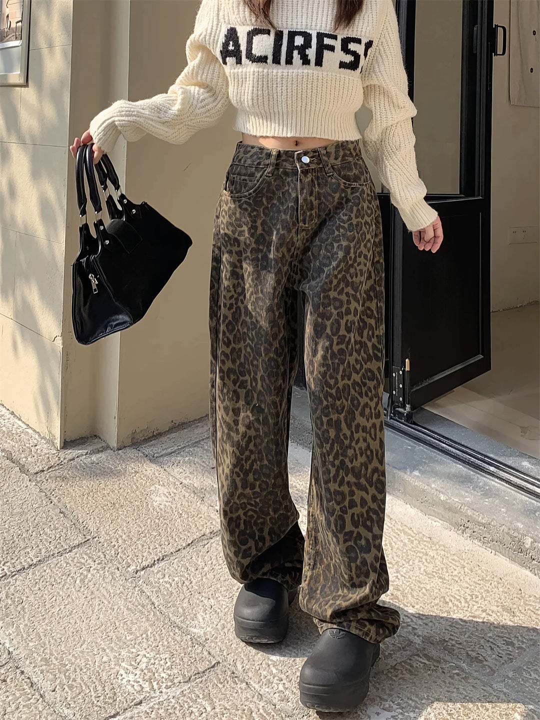 EMILIA | LEOPARD BROEK