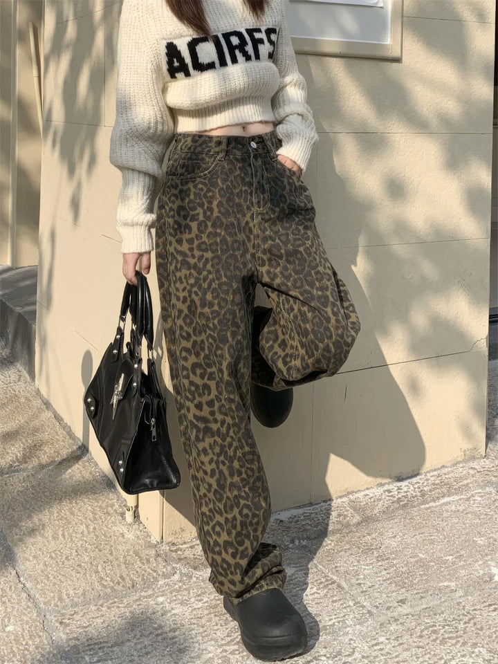 EMILIA | LEOPARD BROEK