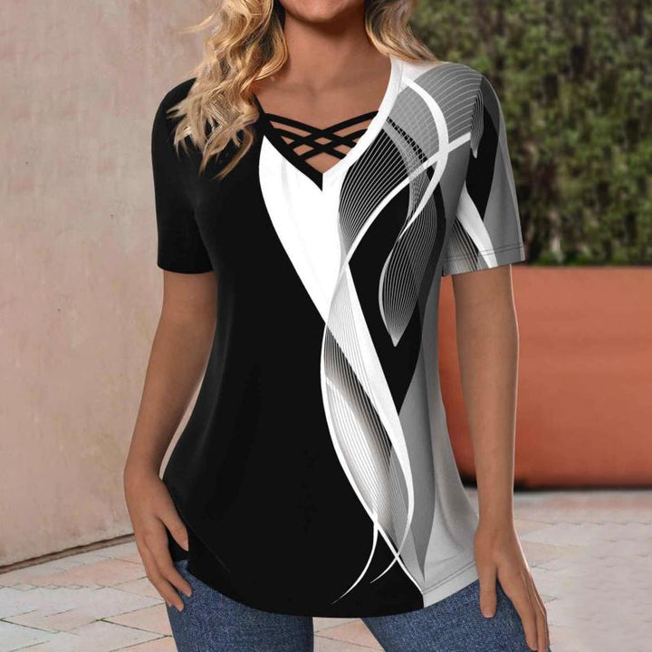 Krista Casual Gradient Blouse