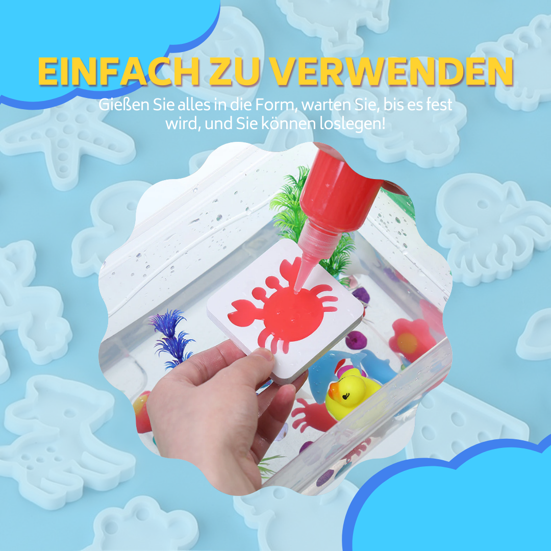 3D-vormen Avontuur™ - 3D Waterspeelgoed voor Kinderen (Compleet Set) 