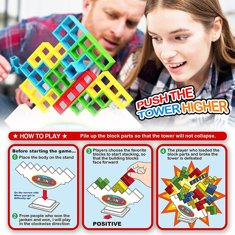 BreinPuzzel - Magnetische Tetris Speelset  (SET van 16 Stuks)