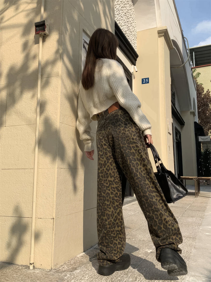 EMILIA | LEOPARD BROEK