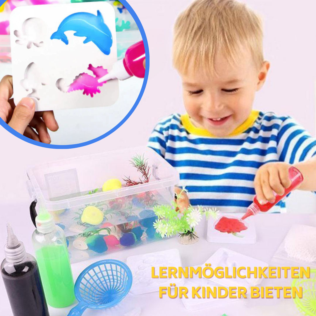 3D-vormen Avontuur™ - 3D Waterspeelgoed voor Kinderen (Compleet Set) 