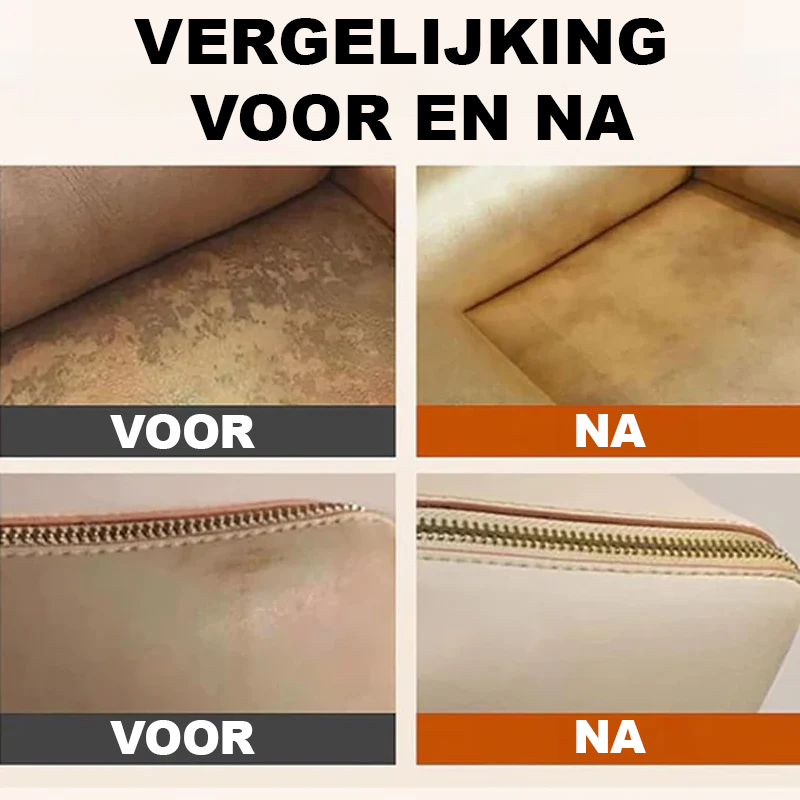 FurniRevive Leren meubelreinigingscrème (met borstel)