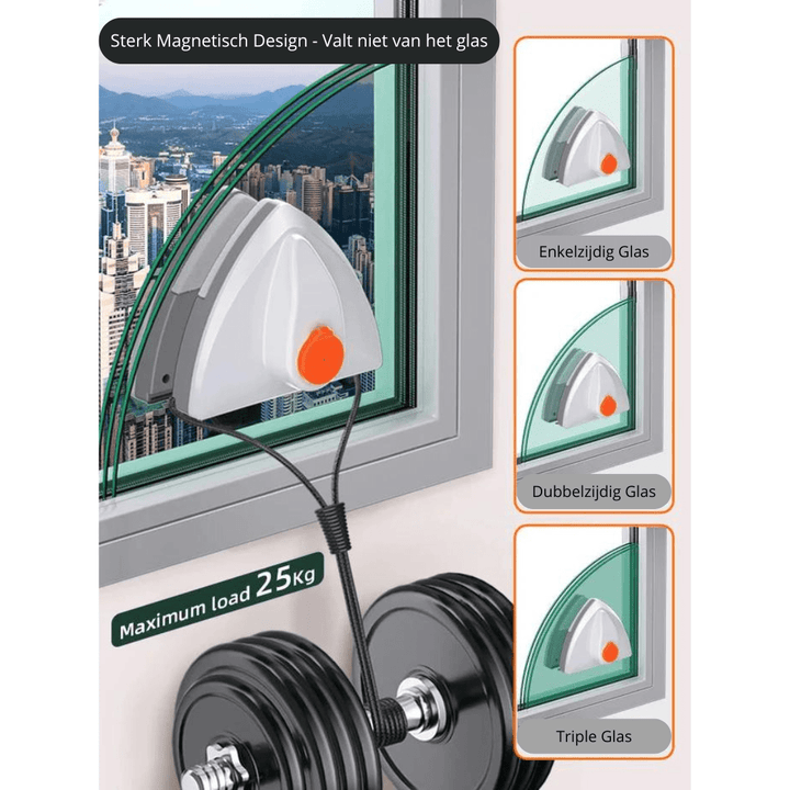 Easyclean - Magnetische Raamreiniger