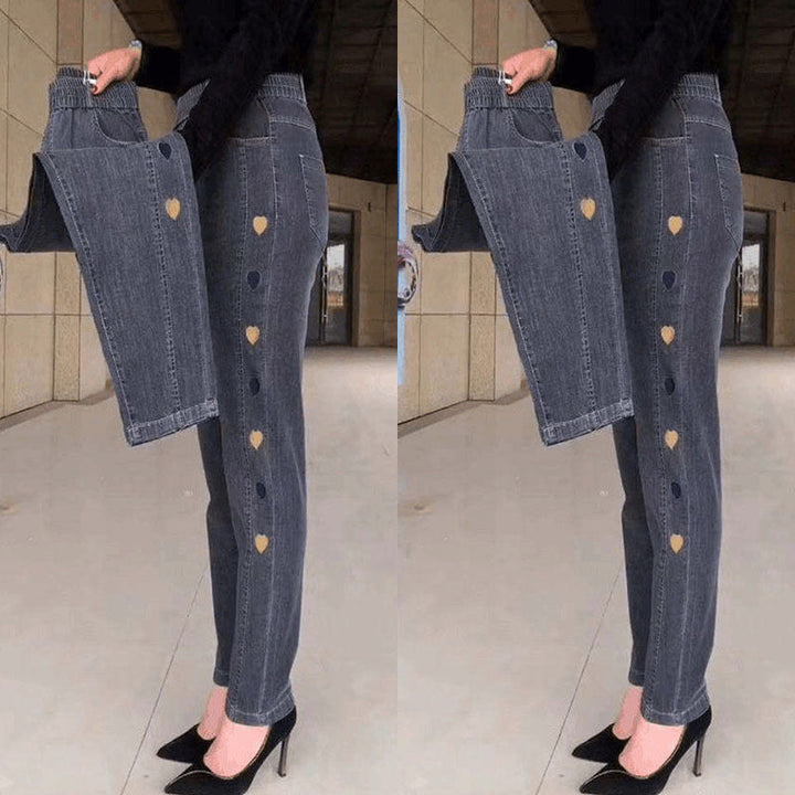 Heartfelt - Elastic Denim Dames Jeans