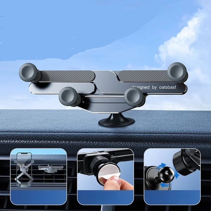 FlexView | Draaibare auto telefoonhouder.