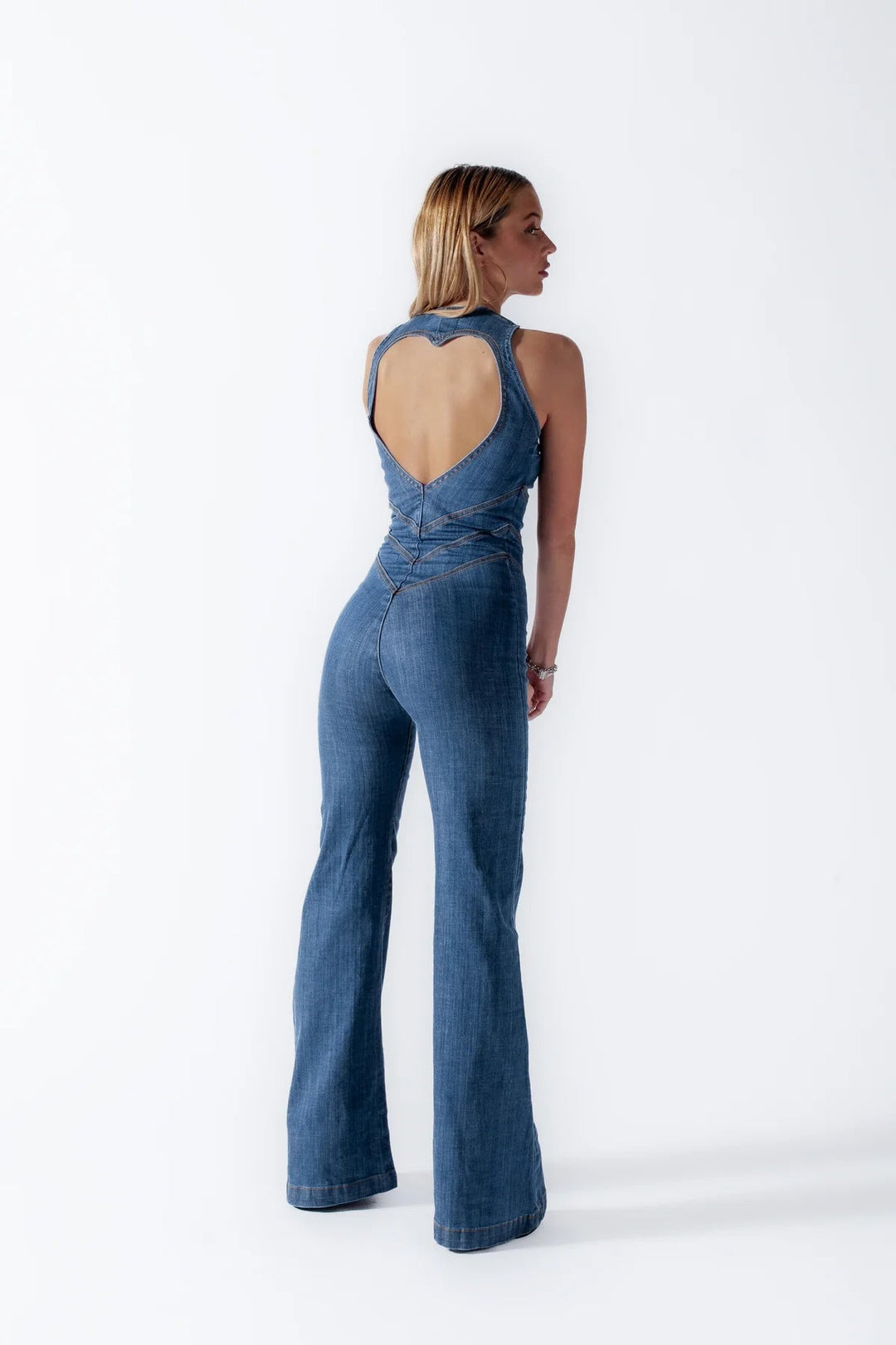 LIV - SPIJKERSTOF JUMPSUIT™