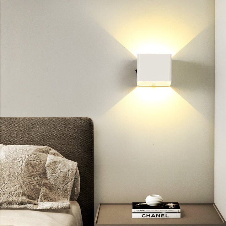 Kubusgloed - Draadloze en luxe wandlamp!