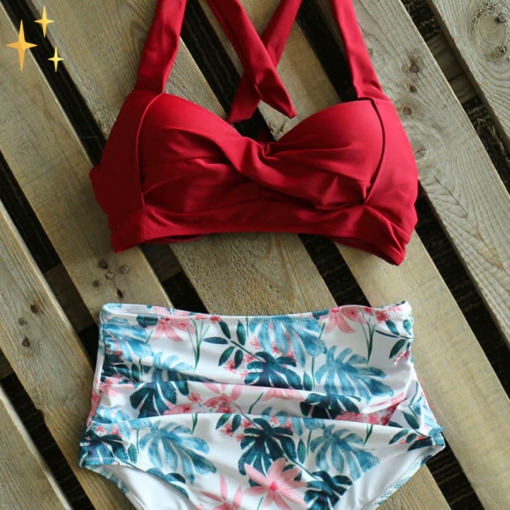 Mirabelle - Hoge Taille Bikini Broekje + Top | Comfort en Stijl van het Jaar